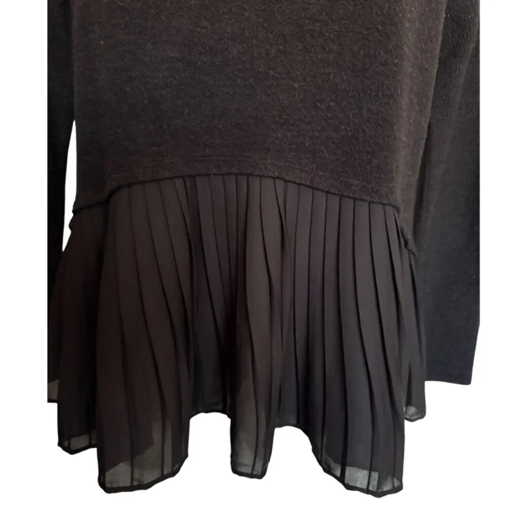 Lauren Conrad Black Ruffle Sweater Size XS - Picture 7 of 10